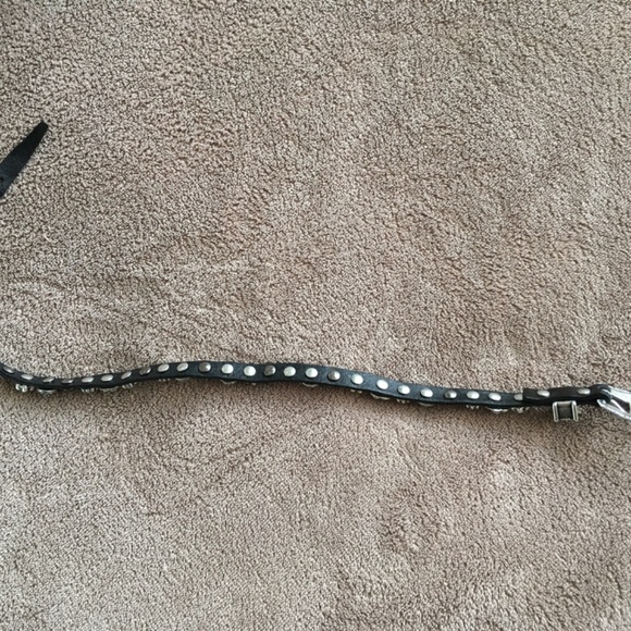 CAMPOMAGGI leather bracelet BLACK NEW - Picture 3 of 5